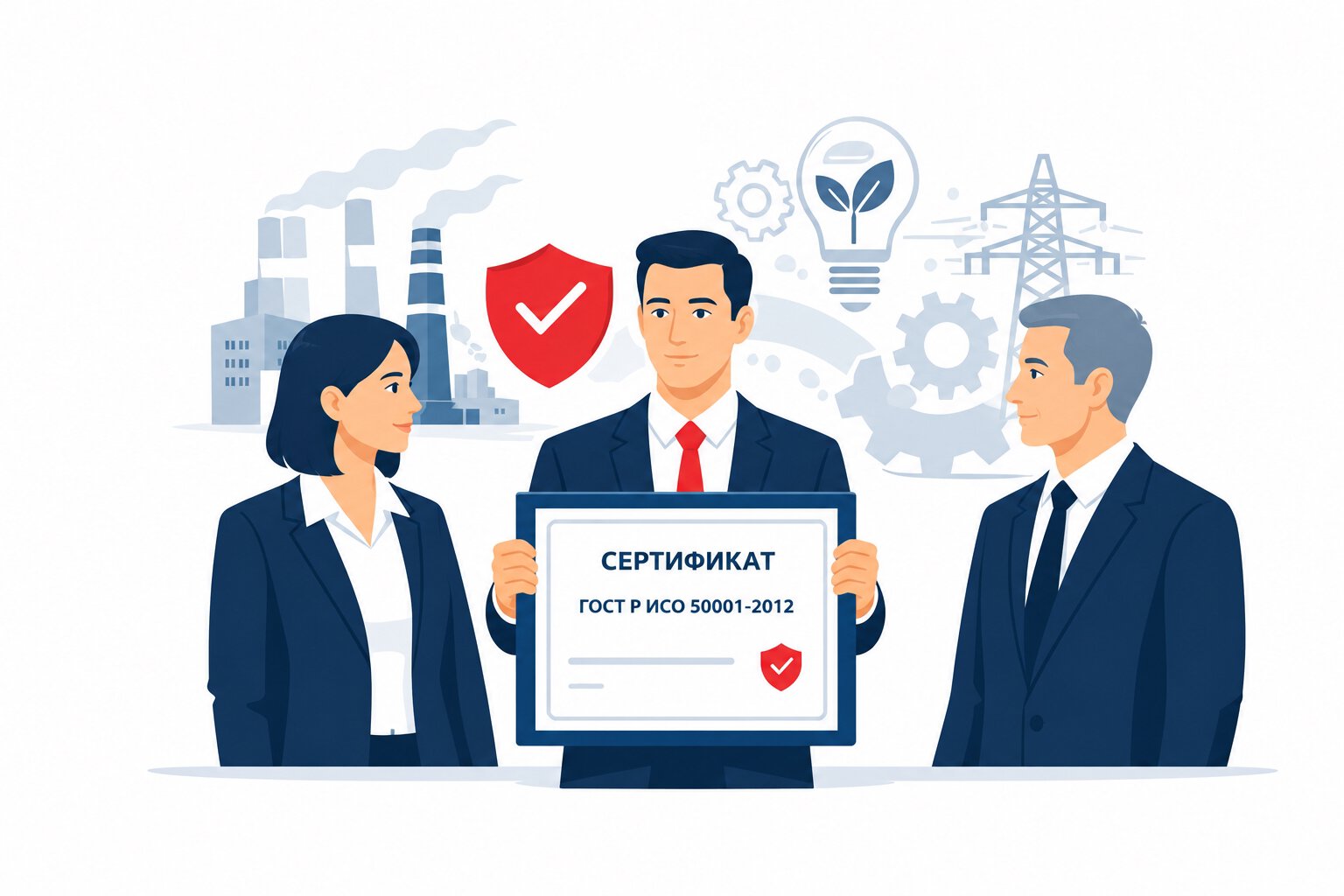 Оформление сертификата ГОСТ Р ИСО 50001-2012 в Славянске-на-Кубани и по всему Славянскому району Краснодарского края
