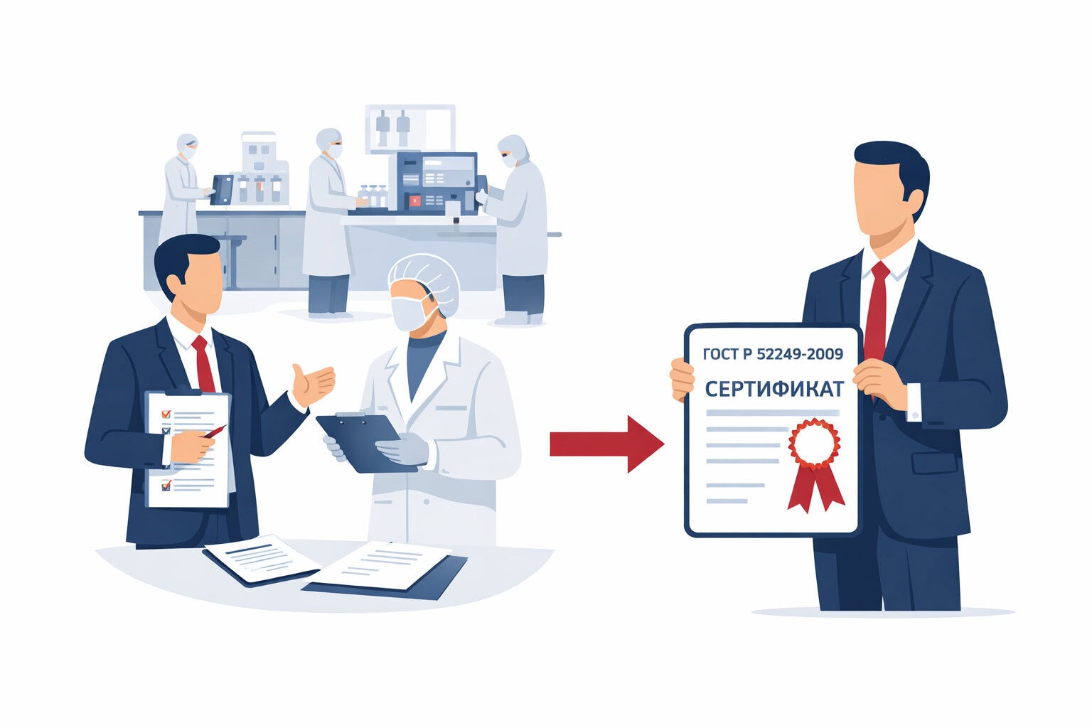 Процедура сертификации ГОСТ Р 52249-2009 в Славянске-на-Кубани